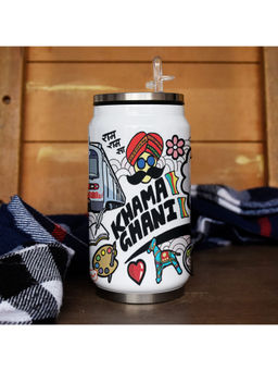 Indigifts - Rajasthan Doodle Art Steel Sipper Can - Discovering India