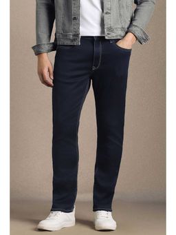 Louis Philippe - Men Navy Dark Slim Fit Jeans