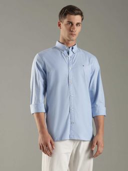 Tommy Hilfiger - Solid Regular Fit Cotton Shirt
