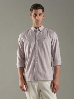 Tommy Hilfiger - Striped Regular Fit Cotton Shirt