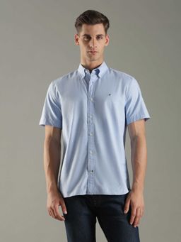 Tommy Hilfiger - Solid Regular Fit Cotton Shirt