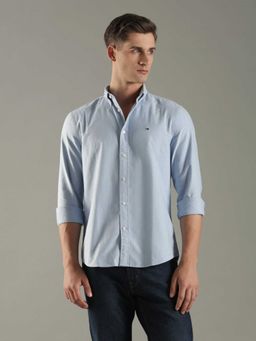 Tommy Hilfiger - Solid Regular Fit Cotton Shirt
