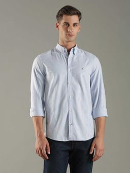 Tommy Hilfiger - Striped Slim Fit Cotton Shirt