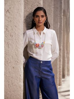 W - Solid Shirt - White (Set of 2)