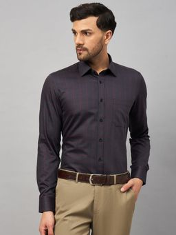 Louis Stitch - Grey Perfectly Hand Finished Collar and Cuffs Formal Shirt