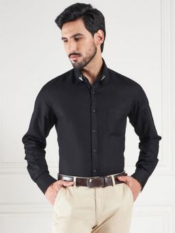 Louis Stitch - Textured Black Shirt