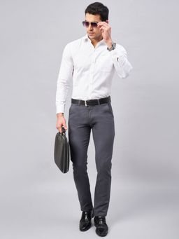 Louis Stitch - Formal Printed White Shirt