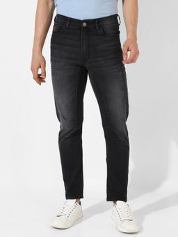 Campus Sutra - Men Classic Black Regular Fit Denim Jeans