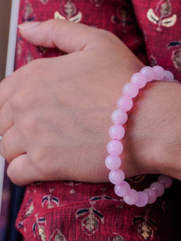 Japam - Pink Rose Quartz Band Bracelet