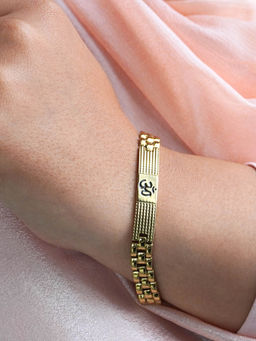 Japam - Gold Plated Om Bracelet