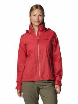 Columbia - Womens Red Omni-Shield Switchback IV Water Repellent Jacket
