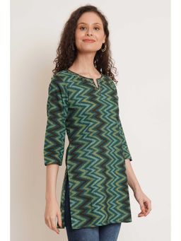 COTLAND FASHION - Geometric Printed Short Kurti for Women