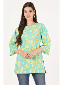 COTLAND FASHION - Floral Printed Short Kurti for Women