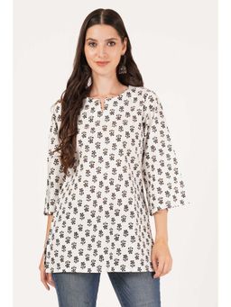 COTLAND FASHION - Floral Printed Short Kurti for Women