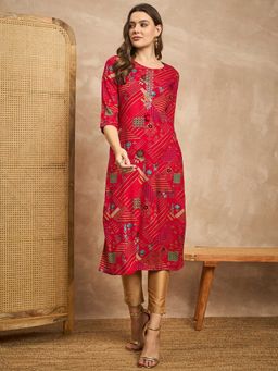 CHETI - Women Straight Printed Kurta