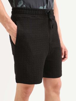 Rare Rabbit - Oversized Jacquard Shorts