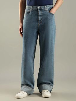 Tommy Hilfiger - Blue Loose Fit Mid Rise Jeans