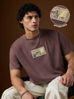 The Souled Store - Men Brown Printed T-Shirt
