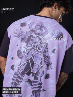 The Souled Store - Men Purple Character T-Shirt