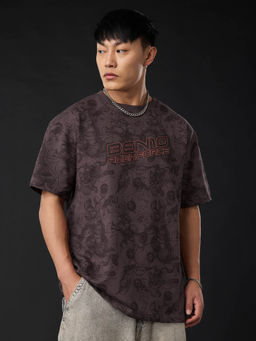 The Souled Store - Men Brown Printed T-Shirt