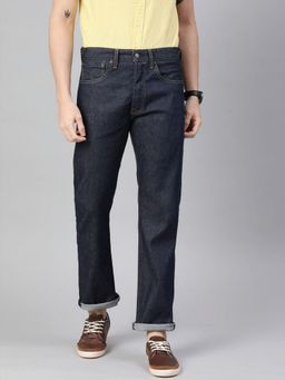 Levi's - Men 501 Straight Fit Blue Jeans