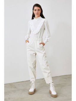 Trendyol - Frill Bib L Blouse