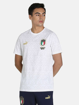 Puma - Figc Graphic Winner Tee Men White T-shirt