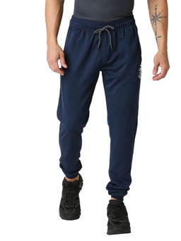 Black Panther - Mens Navy Blue Mel Joggers