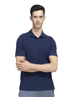 adidas Originals - Denim Polo Men Blue Sports T-Shirt