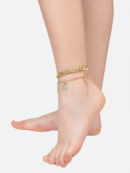 Twenty Dresses by Nykaa Fashion - Got Me The Beachy Vibes Anklet (Set of 2)