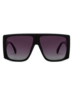 Vincent Chase - by Lenskart Black Large Square Sunglasses With Cleaning Cloth And Hard Box