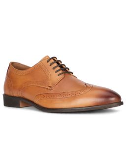 Hush Puppies - Men Tan Lace-Ups Formal Shoes