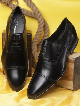 Hush Puppies - Men Black Lace-Ups Formal Shoes