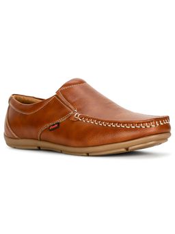Bata - Men Brown Slip-On Formal Shoes