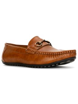 Bata - Men Tan Slip-On Formal Shoes