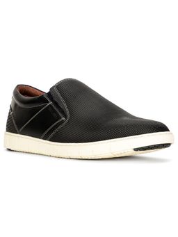 Bata - Men Black Slip-On Sneakers