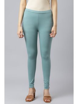 W - Blue Solid Tights