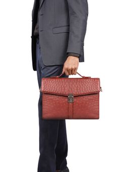 Hidesign - Bartoli Mens Briefcase Burgundy