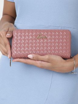 Lavie - Womens Large Zip Around Wallet (Mauve) (L)