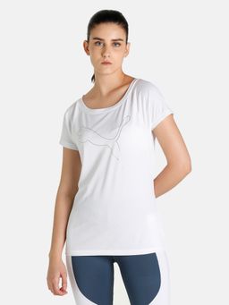 Puma - Train Favourite Jersey Cat Women White T-shirt