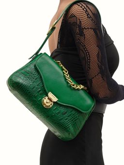 Hidesign - Kiko - 01 Womens Green Handbag