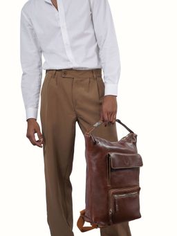 Hidesign - Gangnam - 01 Mens Brown Backpack