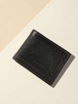 Hidesign - Gangnam - W2 Mens Bi Fold Black Wallet
