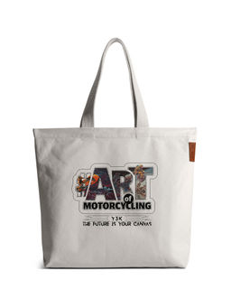 DailyObjects - Art Of Motorcycling City Tote Bag (M)