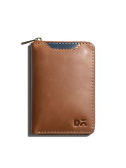 DailyObjects - Cider Brown Zip-Around Leather Wallet (M)