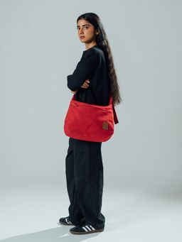 DailyObjects - Crimson Red March Sling Bag (M)