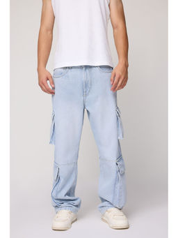 FREAKINS - Frost Blue Straight Utility Cargo