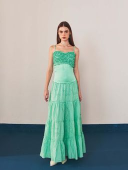 Ivory Rose - Green Nova Maxi Dress