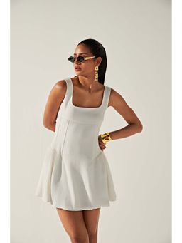 Ivory Rose - White Emma Mini Dress