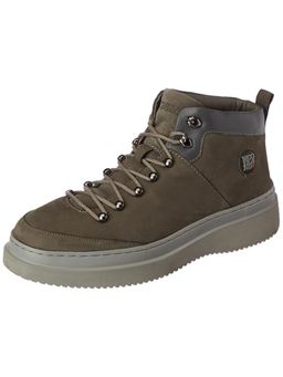 WOODLAND - Nubuk Goat Casual Grey Boots For Men